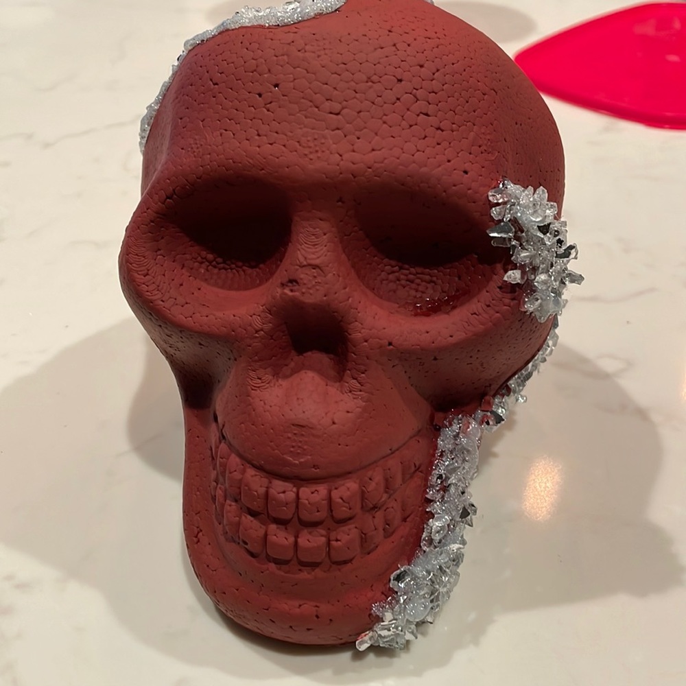 Rhinestone Halloween skull